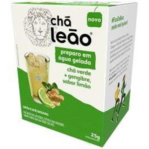 Hovedbilde Chá Frio Matte Leao  Verde com Gengibre e Limao 10x2.3g
