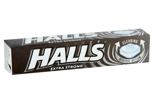 Halls Extra Strong 33,5g– Drops med ekstra sterk mentol- og eukalyptussmak