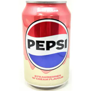 Hovedbilde Pepsi Zero Strawberries Cream Soda 24x330ml
