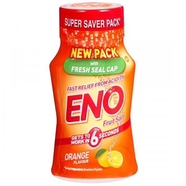  ENO Fruit Salt Orange Flavour Powder 100 gm