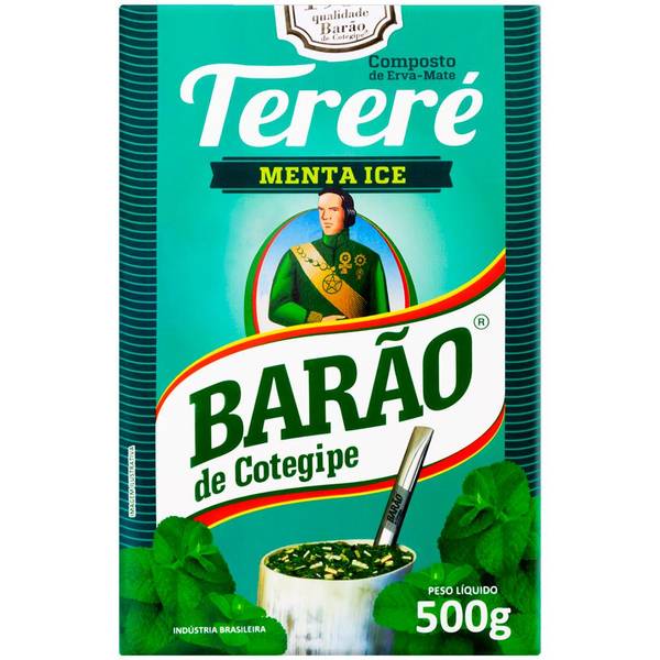 Erva Mate Barao Terere Menta Ice 500g